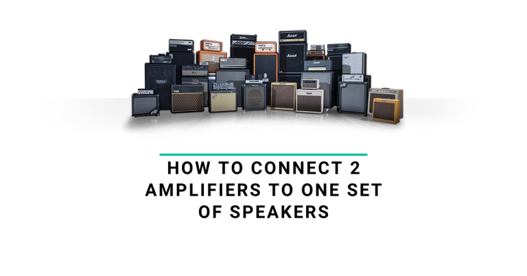How to connect 2 amplifiers to one set of speakers